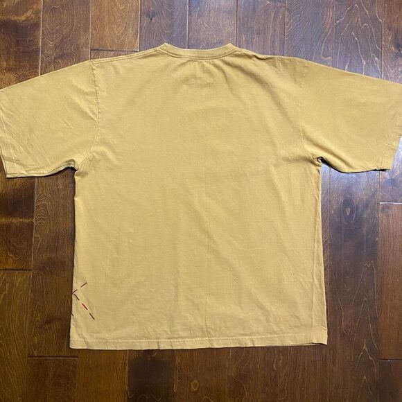 Timberland Vintage Y2K Rugged Outdoors Wheat Brown T-Shirt Mens Size XL - Picture 6 of 9